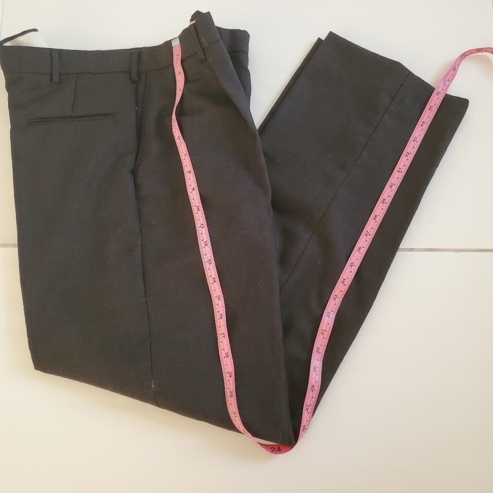 Bill Blass Menswear black/gray formal suit pants - Picture 6 of 14